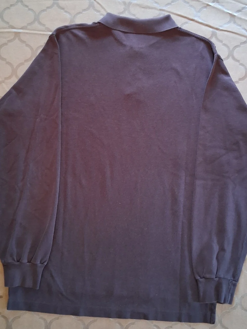 VTG 90s Polo Ralph Lauren Navy Blue Long Sleeve Polo Shirt Men's Large